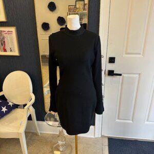 Crystal Bow Knit Mini Dress